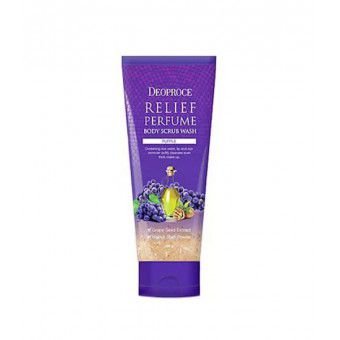 Deoproce Relief Perfume Body Scrubwash (Purple) - Скраб для тела