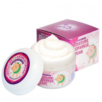 Elizavecca Moisture Sparkle Cream - Крем увлажняющий с эффектом сияния