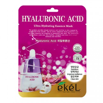 Ekel Hyaluronic Acid Ultra Hydrating Essence Mask - Тканевая маска с гиалуроновой кислотой