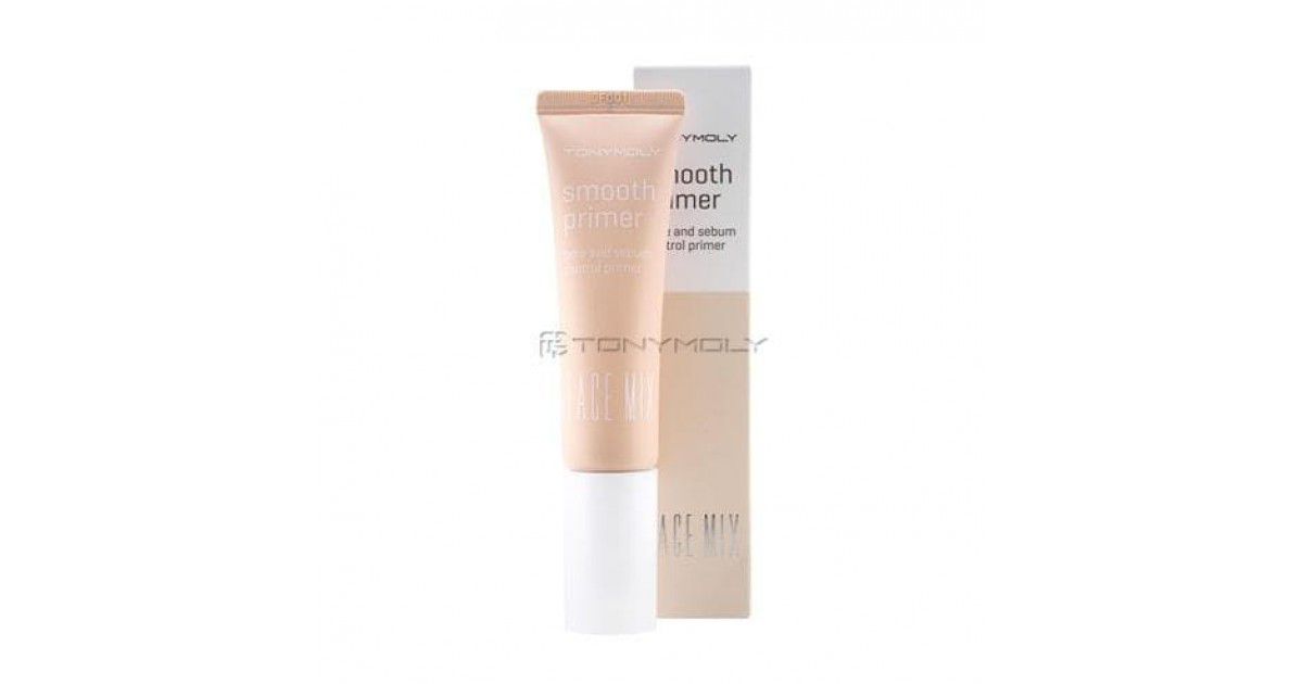 Face Mix Tony Moly. Основа под макияж Тони моли. Smooth primer. Выравнивающий праймер для лица.