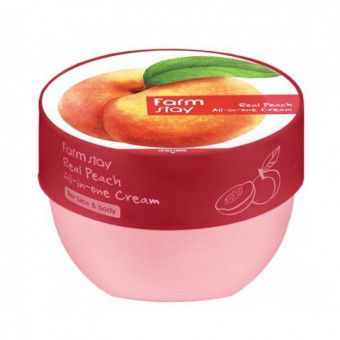 Farm Stay Real Peach all-in-one Cream - Крем для лица и тела с экстрактом персика