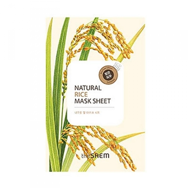 Natural Rice Mask Sheet - Маска осветляющая