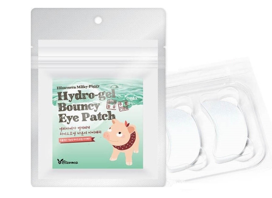 Milky Piggy Hydro-gel Bouncy Eye Patch - Набор патчей для глаз с жемчугом и гиалуроновой кислотой