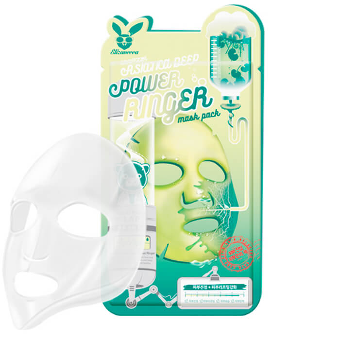 Centella Asiatica Deep Power Ringer Mask Pack - Стимулирующая тканевая маска для лица с экстрактом центеллы азиатской