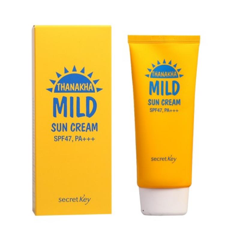 Secret Key  MyKoreaShop Thanakha Mild Sun Cream SPF47,PA+++ - Крем мягкий солнцезащитный