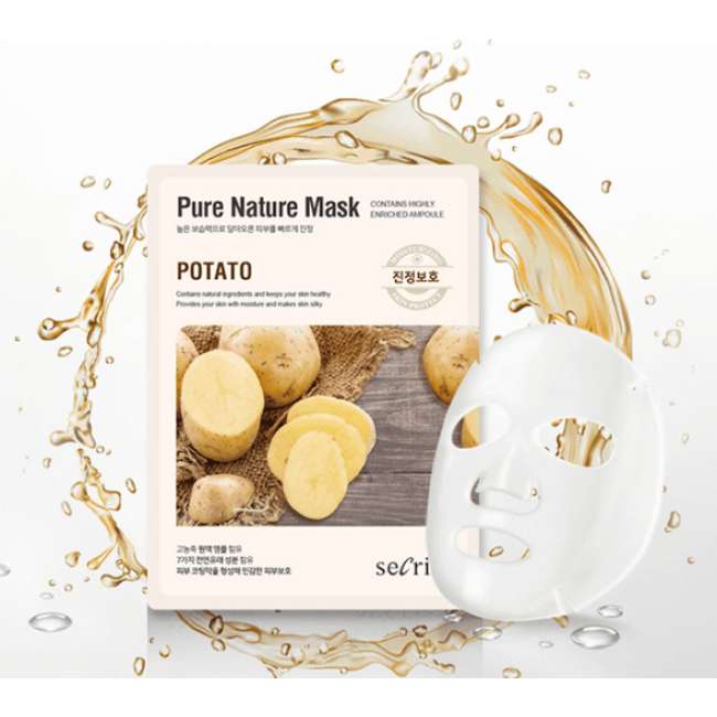 Secriss Pure Nature Mask Pack-Potato -  Маска для лица ткане