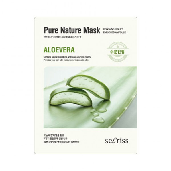 Secriss Pure Nature Mask Pack- Aloevera - Маска для лица тка