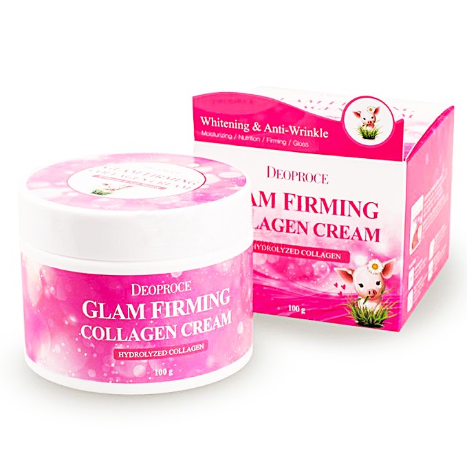 Moisture Glam Firming Collagen Cream - Подтягивающий крем для лица на основе свиного коллагена
