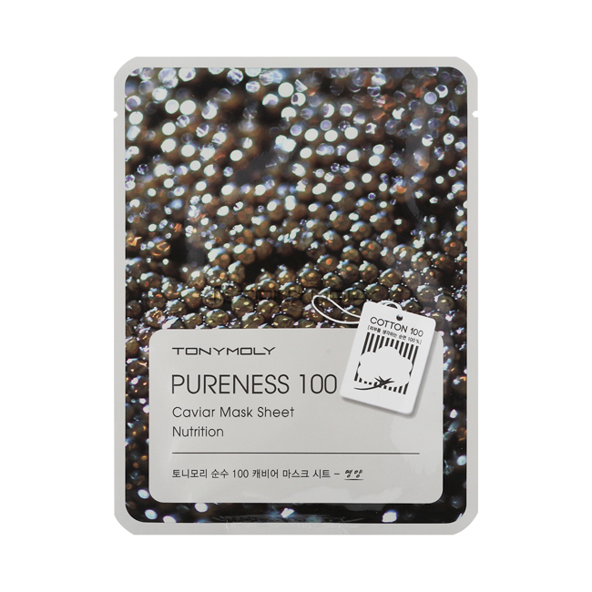 Pureness 100 Caviar Mask Sheet - Маска с экстрактом икры