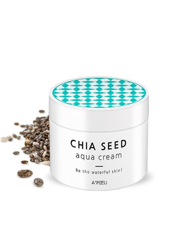 Уход за проблемной кожей  MyKoreaShop Chia Seed Aqua Cream - Крем для лица с семенами Чиа