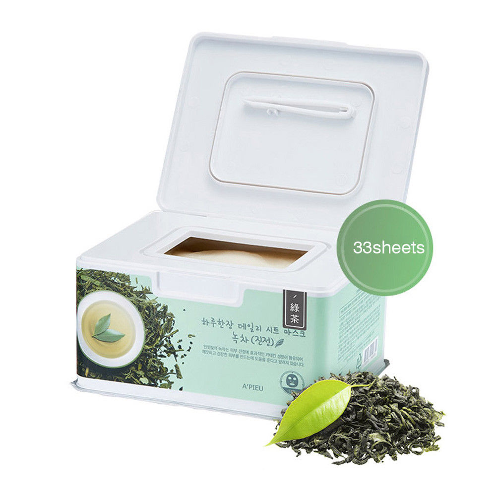 Daily Sheet Mask Green Tea Soothing - Ежедневные успокаивающ