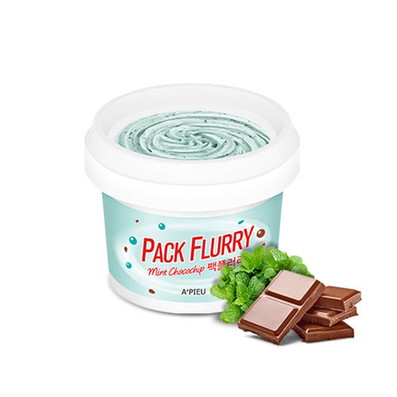 Pack Flurry Mint Chocochip - Маска-скраб Мятное мороженное с