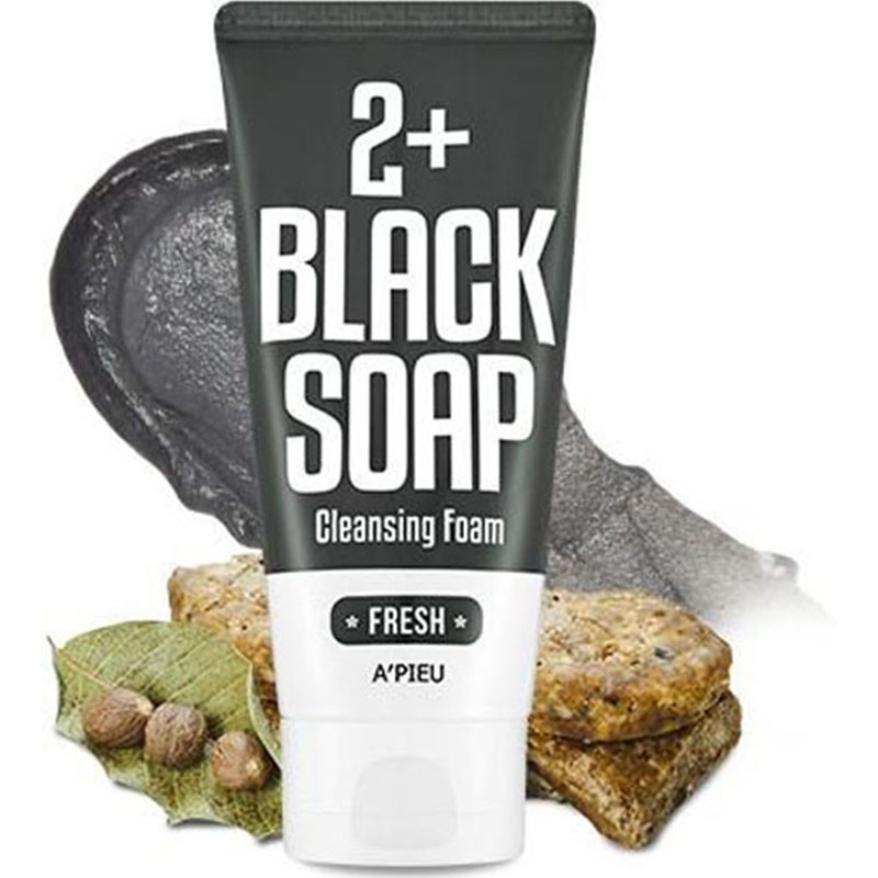   MyKoreaShop 2+ Black Soap - Пенка для умывания
