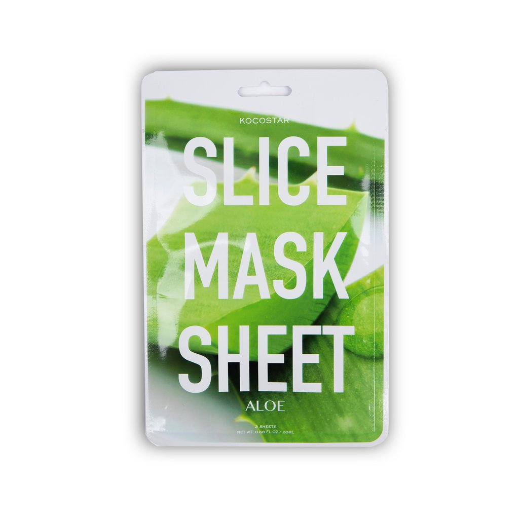 Тканевые / Гидрогелевые маски  MyKoreaShop Slice mask sheet (aloe) - Тканевые маски-слайсы с экстрактом алоэ