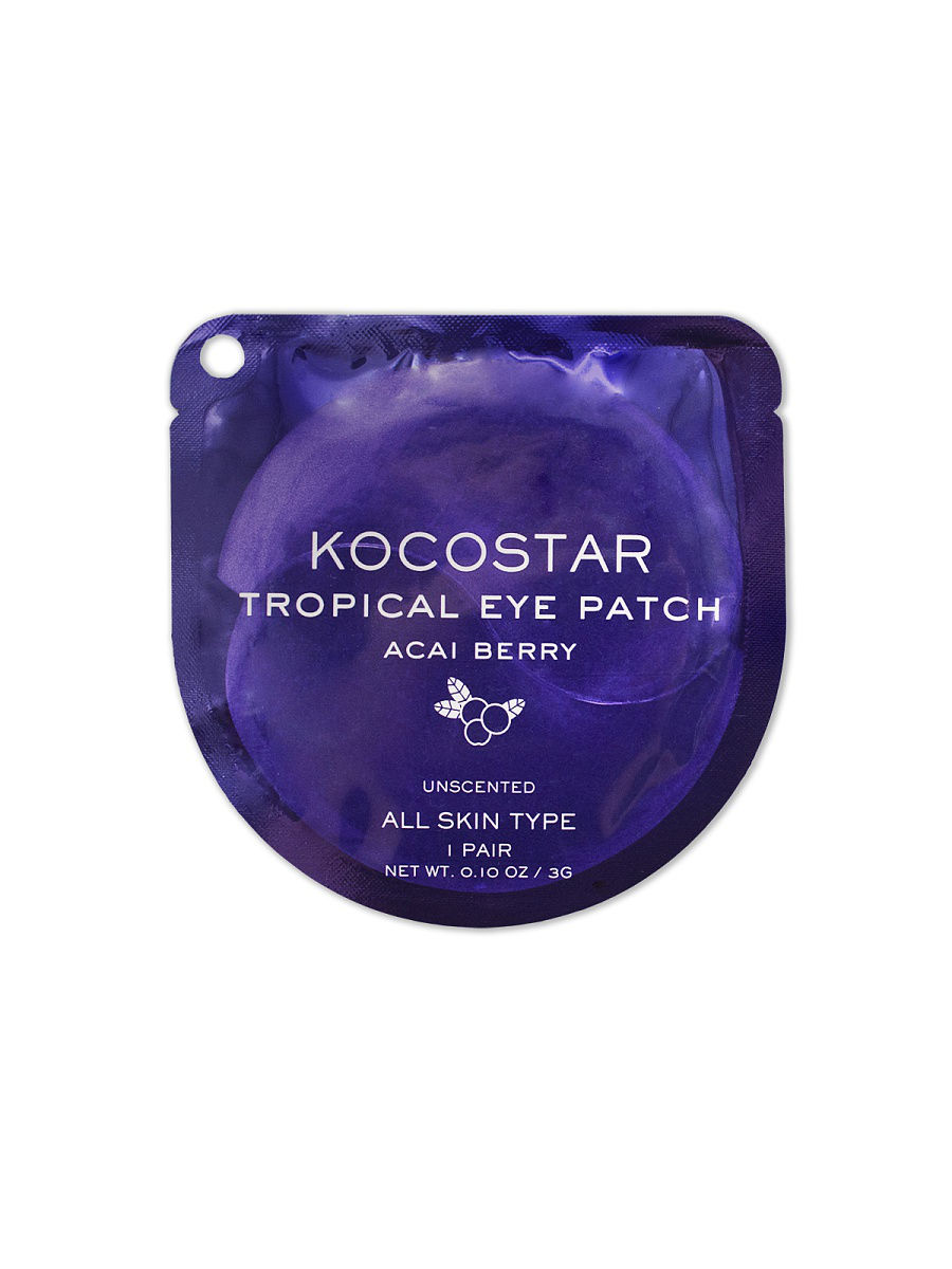 Tropical Eye Patch (Acai Berry) Single - Гидрогелевые патчи для кожи вокруг глаз с экстрактом ягод Асаи