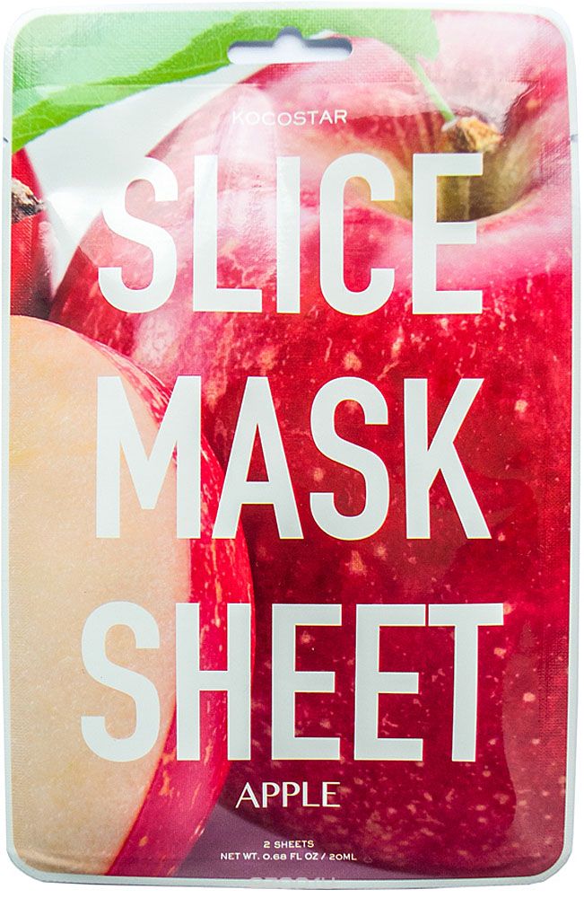 Slice mask sheet (apple) - Тканевые маски-слайсы с экстрактом яблока