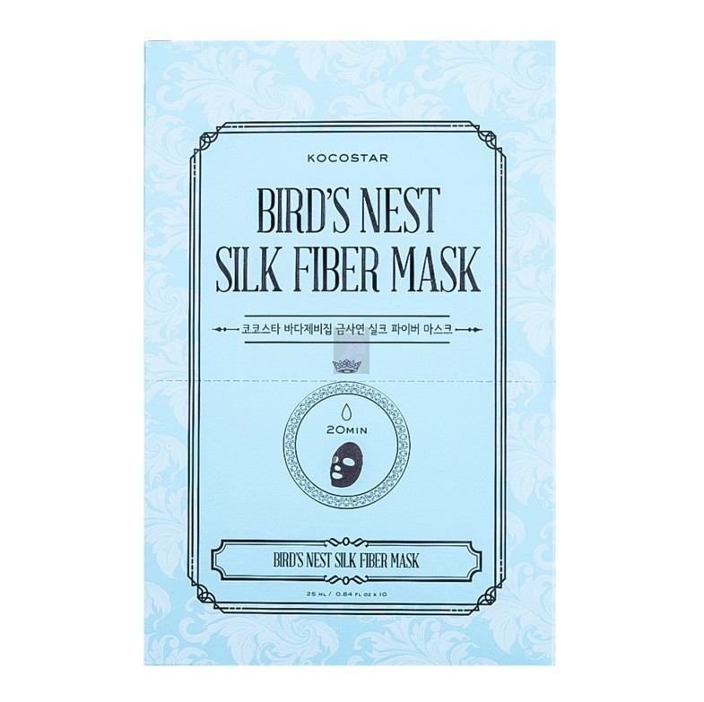   MyKoreaShop Bird's Nest Silk Fiber Mask - Дерматропная маска для лица с экстрактом секреции ласточкиного гнезда
