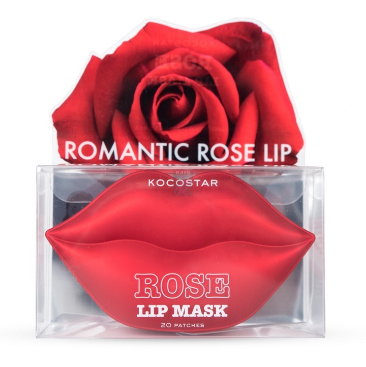   MyKoreaShop Rose Lip Mask - Гидрогелевые патчи для губ с экстрактом розы