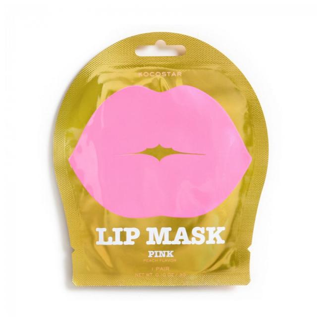 Lip Mask Pink Single Pouch ( Peach Flavor) - Гидрогелевые па