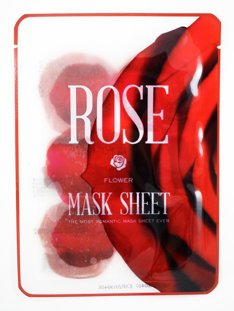 Slice mask sheet (rose flower) - Тканевые маски-слайсы с экстрактом розы