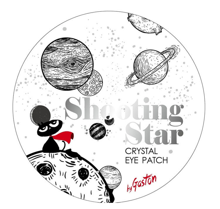 Shooting Star Crystal Eye Gel Patch White - Тающие прозрачные гидрогелевые патчи для моментального увлажнения