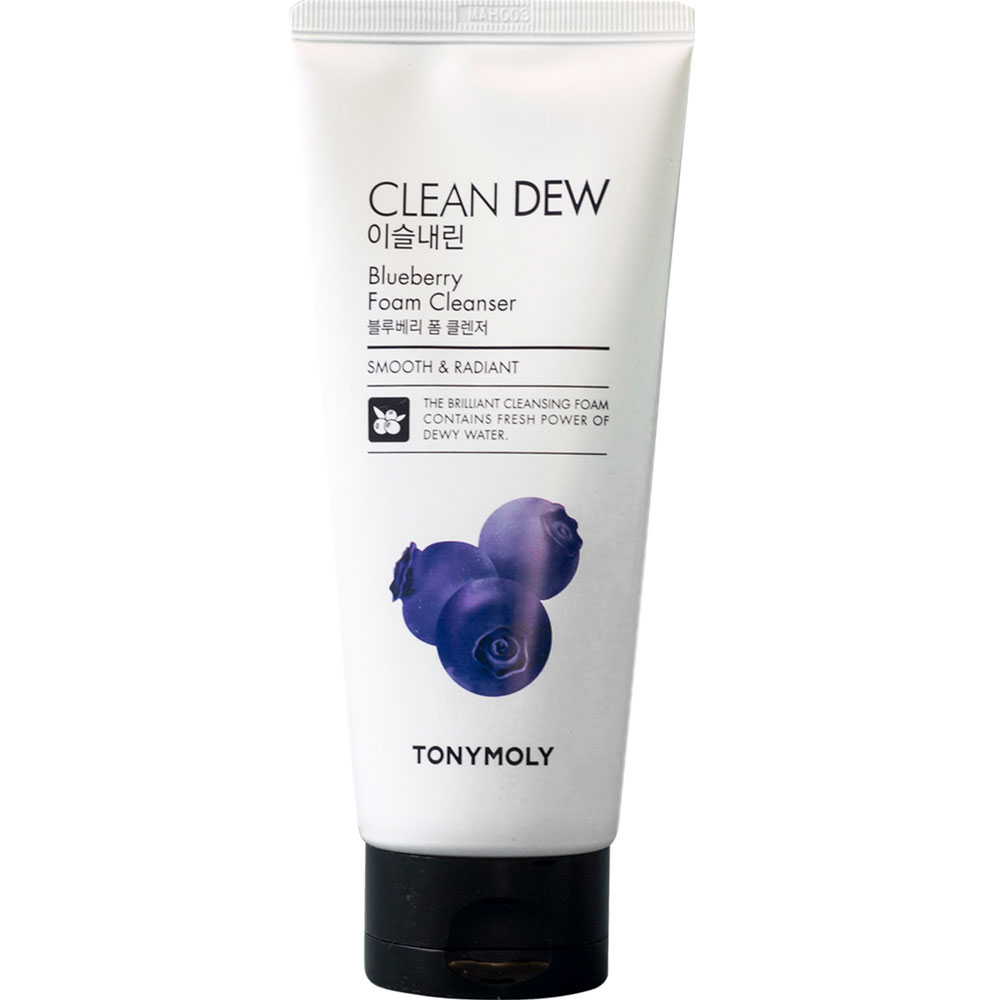 Clean Dew Blueberry Foam Cleanser - Омолаживающая пенка для 