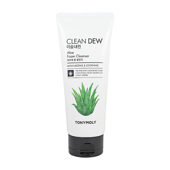 Clean Dew Aloe Foam Cleanser - Увлажняющая пенка для умывани