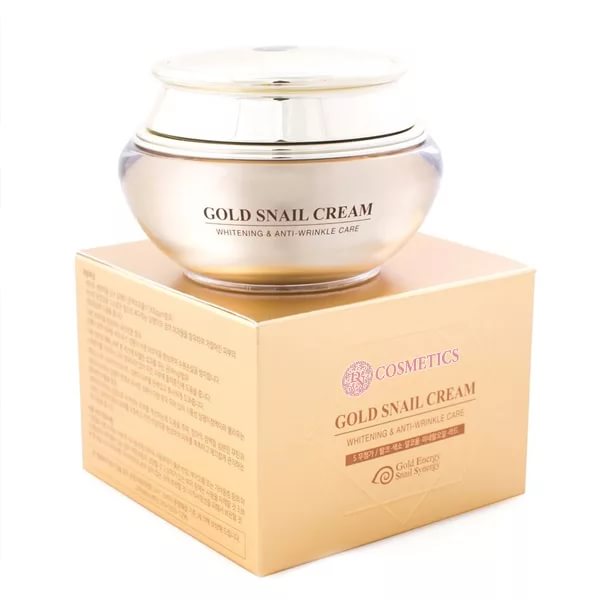 Gold Snail Cream - Увлажняющий крем для лица с золотом и сли