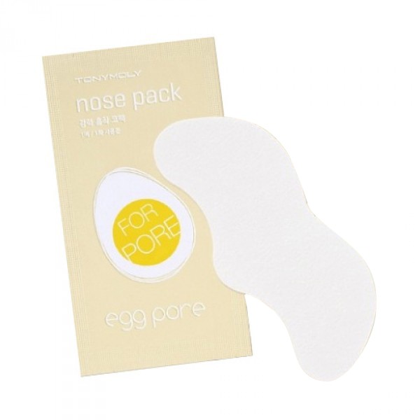 Tony Moly Egg Pore Nose Pack - Эффективная полоска для очищения носа от черных точек