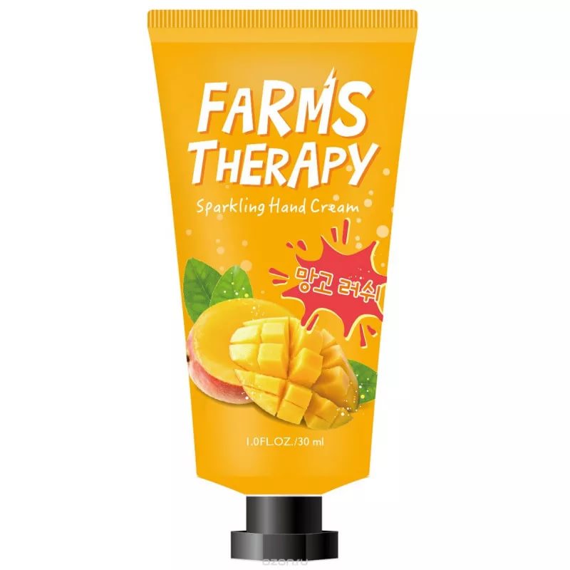 Уход за руками Farms Therapy Sparkling Hand Cream (Mango) - Крем для рук “Манго”