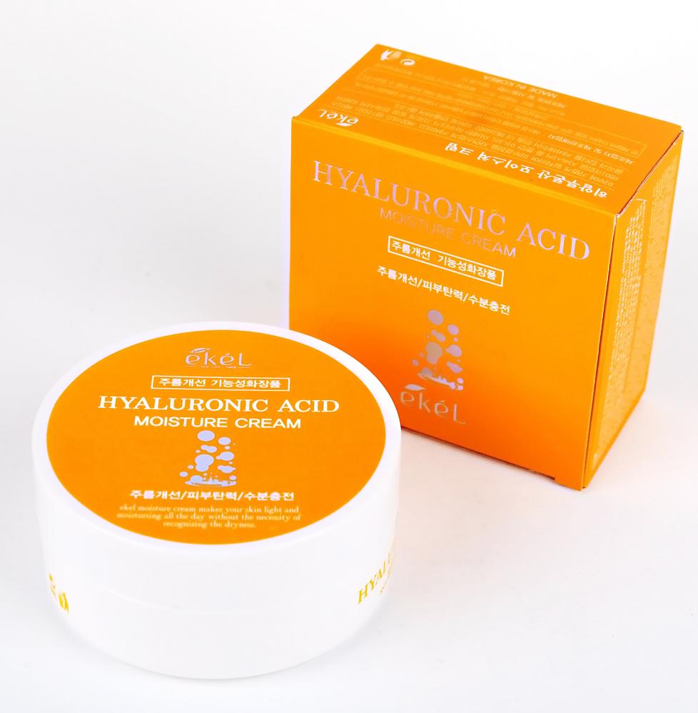 Увлажнение / Питание  MyKoreaShop Hyaluronic Acid Moisture Cream - Увлажняющий крем для лица с гиалуроновой кислотой