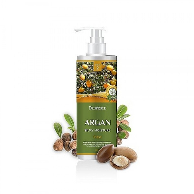 Rinse - Argan Silky Moisture Shampoo - Увлажняющий шампунь с