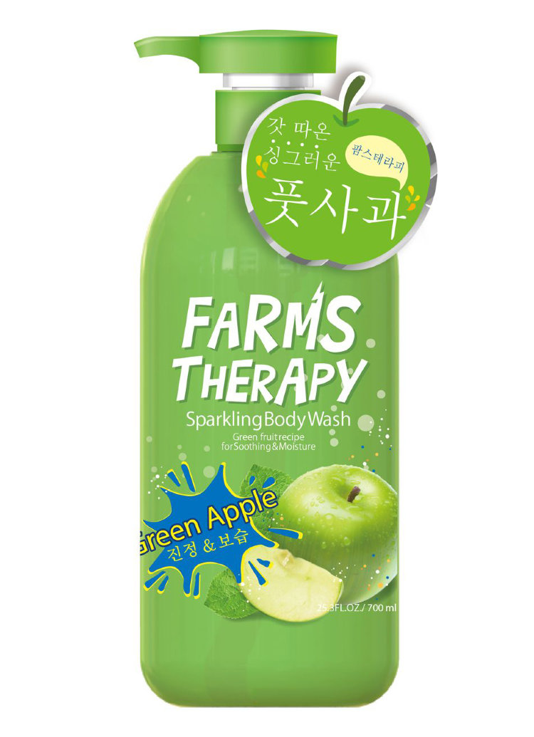 Farms Therapy (Green Apple) - Гель для душа «ЗЕЛЕНОЕ ЯБЛОКО»
