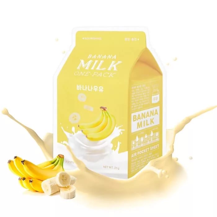 Banana Milk One-Pack - Питательная тканевая маска с молочным