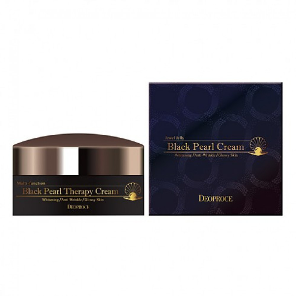 Антивозрастной уход  MyKoreaShop Black Pearl Therapy Cream - Антивозрастной крем с черным жемчугом