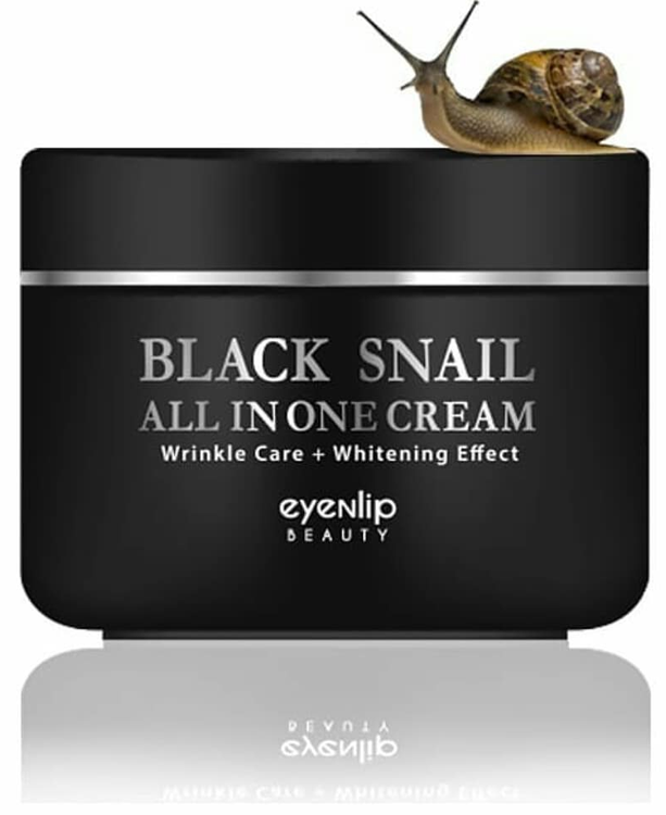 Black Snail All In One Cream - Многофункциональный крем с муцином черной улитки