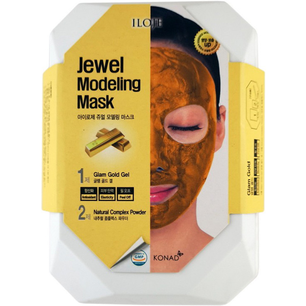 Альгинатные маски Jewel Modeling Mask Glam Gold - Моделирующая маска для лица с частицами золота