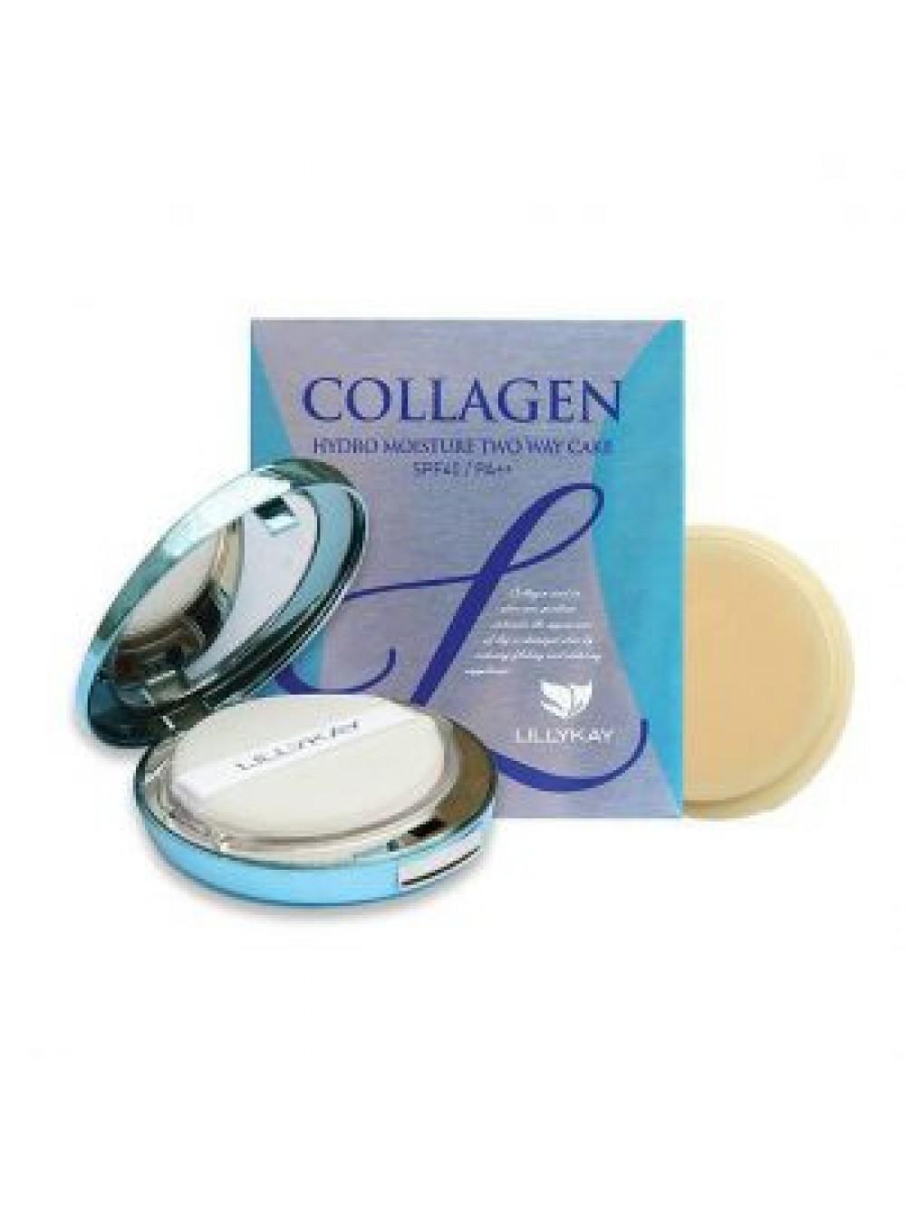 Collagen Hydro Moisture Two Way Cake SPF 25 PA+++ (№13) - Пудра для лица увлажняющая с коллагеном (№13)