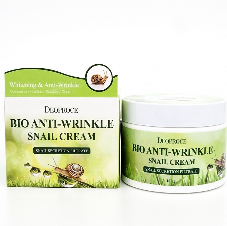 Bio Anti-Wrinkle Snail Cream - Биокрем против морщин с экстр