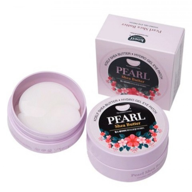   MyKoreaShop Pearl & Shea Butter Eye Patch - Гидрогелевые патчи для век с маслом ши и жемчужной пудрой