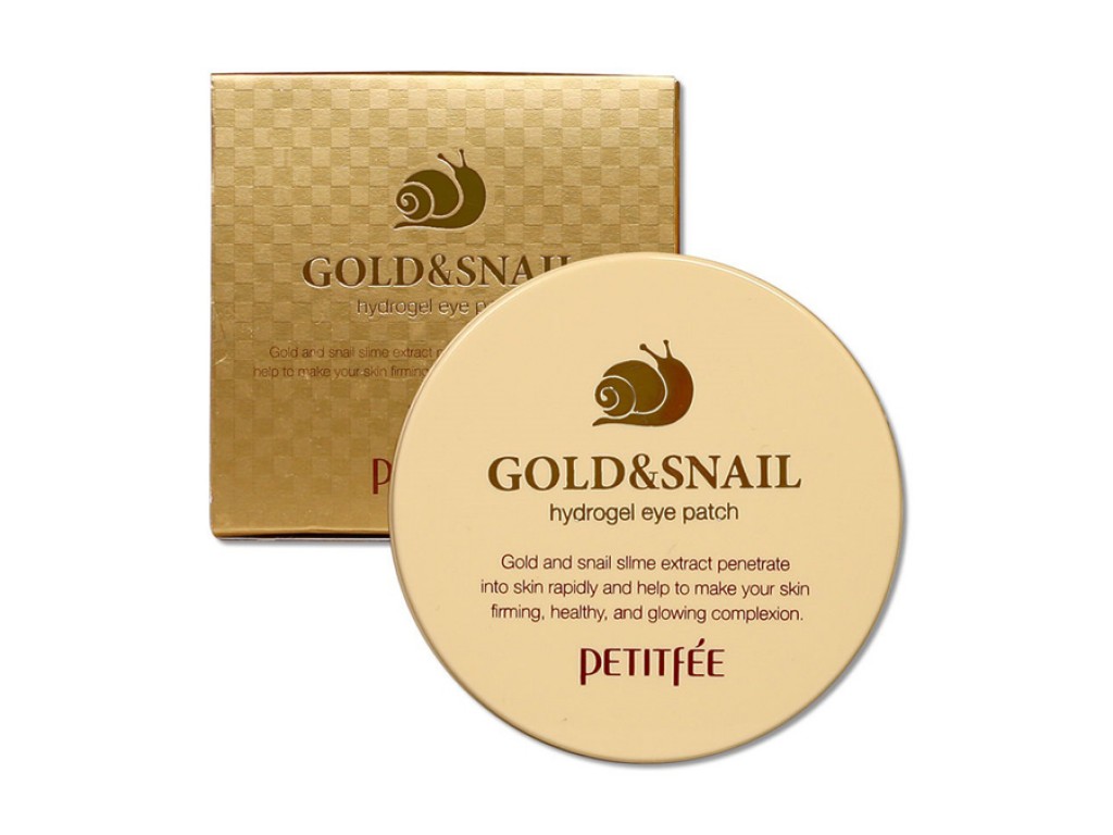 Gold & Snail Hydrogel Eye Patch - Гидрогелевые патчи для век с золотыми частицами и фильтратом муцина улитки