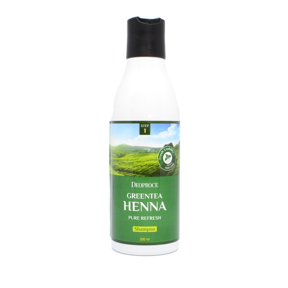 Green Tea Henna Pure Refresh Shampoo (200 ml.) - Смягчающий 